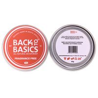 Back to basics All Natural Deodorant - Fragrance Free